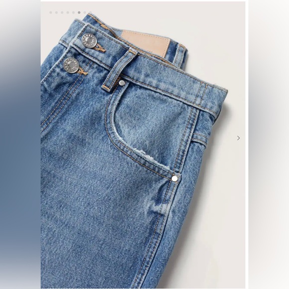 Mango High-rise tapered jeans ,Size 4 - Picture 5 of 5